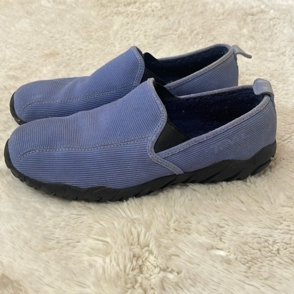 TEVA Blue CORDUROY Slip-On Comfort Sport Shoes Loafers 6854 Women's US 9